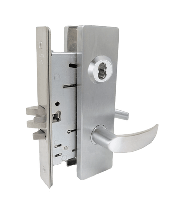 Falcon MA441B AN 626 Classroom Security Mortise Lock, Accepts Small Format IC Core, Satin Chrome Finish
