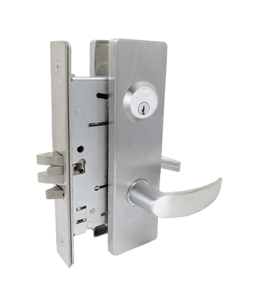 Falcon MA441CP6 AN 626 Classroom Security Mortise Lock, w/ Schlage C Keyway, Satin Chrome Finish