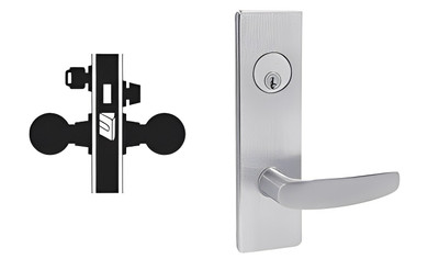 Falcon MA541L AN Entry or Office Mortise Lock, Less conventional cylinder