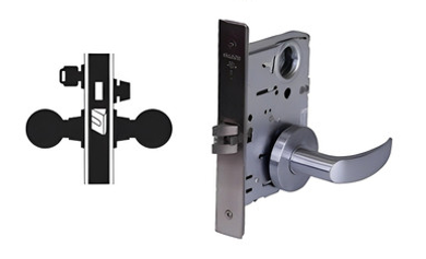 Falcon MA571CP6 AG Dormitory or Exit Mortise Lock, w/ Schlage C Keyway