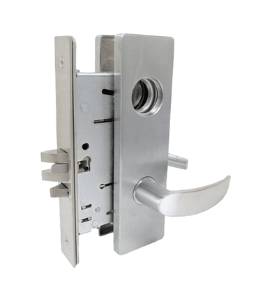 Falcon MA581L AN Storeroom Mortise Lock, Less conventional cylinder
