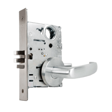 Falcon MA411L QG Asylum Mortise Lock, Less conventional cylinder