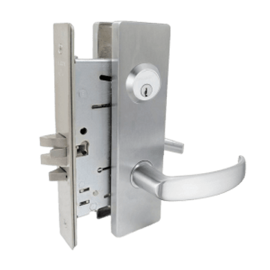 Falcon MA441CP6 QN 626 Classroom Security Mortise Lock, w/ Schlage C Keyway, Satin Chrome Finish