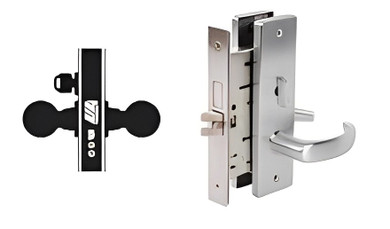 Falcon MA521CP6 QN Entry/Office Mortise Lock, w/ Schlage C Keyway