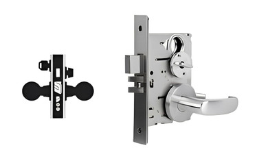 Falcon MA531CP6 QG Apartment Corridor Mortise Lock, w/ Schlage C Keyway