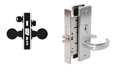 Falcon MA531L QN Apartment Corridor Mortise Lock, Less conventional cylinder