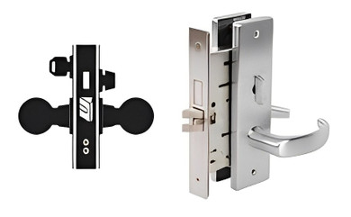 Falcon MA621L QN Apartment Corridor Mortise Lock, Less conventional cylinder