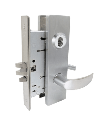 Falcon MA561B AN 626 Classroom Mortise Lock, Accepts Small Format IC Core, Satin Chrome Finish