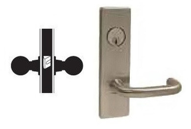 Falcon MA101 SN 626 Passage/Closet Mortise Lock, Satin Chrome Finish