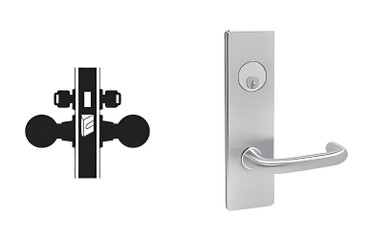 Falcon MA371L SN 626 Store Door Mortise Lock, Less conventional cylinder, Satin Chrome Finish