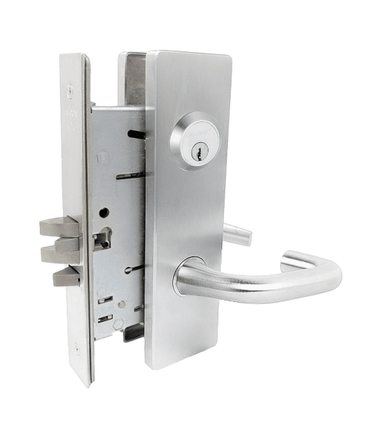 Falcon MA411P SN 626 Asylum Mortise Lock, Satin Chrome Finish