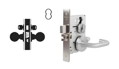 Falcon MA431B SG Security Mortise Lock, Accepts Small Format IC Core