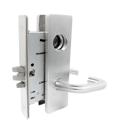 Falcon MA441L SN 626 Classroom Security Mortise Lock, Less conventional cylinder, Satin Chrome Finish