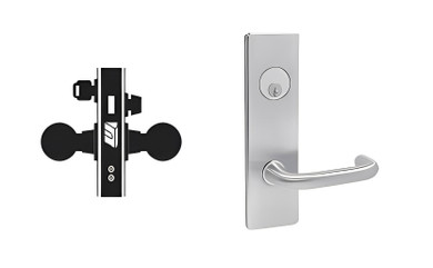 Falcon MA621L SN Apartment Corridor Mortise Lock, Less conventional cylinder