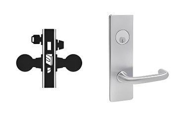 Falcon MA641L SN Dormitory Mortise Lock, Less conventional cylinder