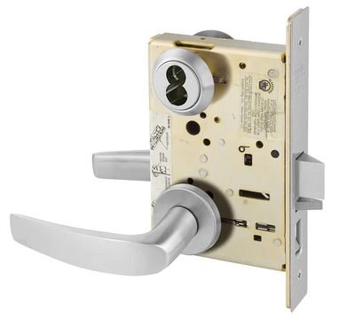 Sargent 70-8255 LNB Office or Entry Mortise Lock, Accepts Small Format IC Core (SFIC)