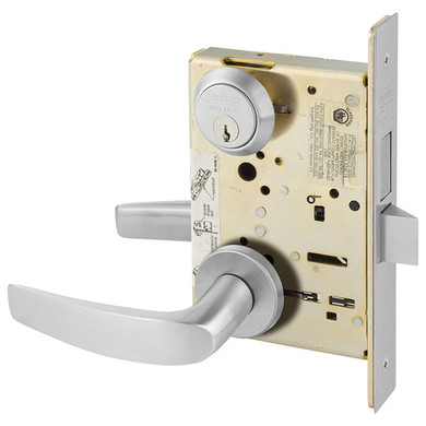 Sargent 8224 LNB 26D Room Door Mortise Lock, Satin Chrome Finish