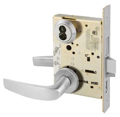 Sargent 60-8243 LNB 26D Apartment Corridor Door Mortise Lock, Accepts Large Format IC Core (LFIC), Satin Chrome Finish