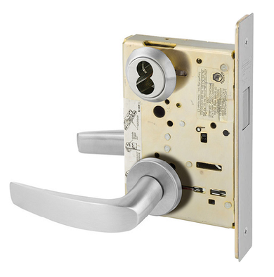 Sargent 70-8229 LNB Dummy Trim Deadlock Mortise Lock, Accepts Small Format IC Core (SFIC)