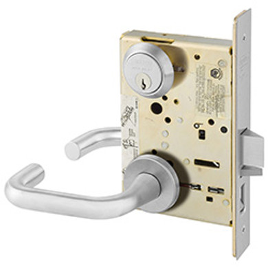 Sargent LC-8255 LNJ Office or Entry Mortise Lock, Conventional Less Cylinder