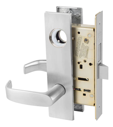 Sargent LC-8227 LW1L Closet or Storeroom Mortise Lock, Conventional Less Cylinder