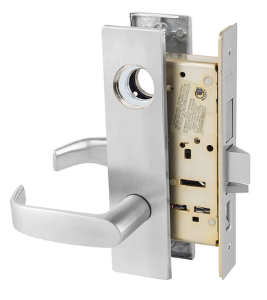 Sargent LC-8243 LW1L 26D Apartment Corridor Door Mortise Lock, Conventional Less Cylinder, Satin Chrome Finish