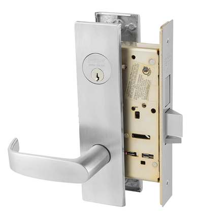 Sargent 8251 LW1L 26D Storeroom Deadbolt Mortise Lock, Satin Chrome Finish