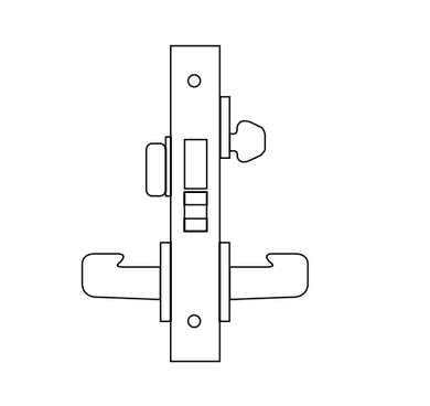 Sargent BP-8224 Room Door Mortise Lock, Lockbody Only