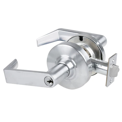 Schlage ALX53P RHO Grade 2 Entrance Lever Lock, 6-Pin Conventional C Keyway (Keyed 5)