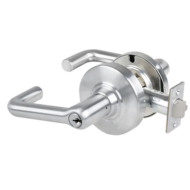 Schlage ALX50P6 TLR 626 Grade 2 Entrance/Office Lever Lock, Satin Chrome Finish