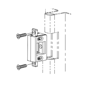 Von Duprin 1408 VON DUPRIN Rim Strike, Standard Panic Strike with 5754 Mullion