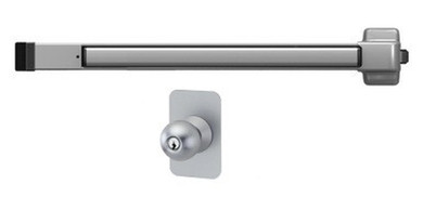 Von Duprin 22K Rim Panic Exit Device, with 210K Knob