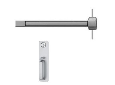 Von Duprin 2227TP-F Fire Rated Surface Vertical Rod Exit Device, With 230TP Thumbpiece
