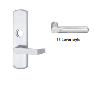 Von Duprin 996L-NL-18-R/V Night Latch Lever Trim, For 98/99 Series Exit Device