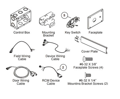 Von Duprin 040199 CX98-RCM Kit, For 33A, Less Module