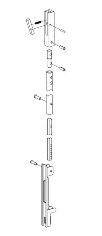 Von Duprin 050372 5547 Top Rod Kit 8' to 10' Door