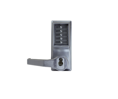 Kaba Simplex LL1041M Pushbutton Lock, W/ Passage And Key Override, Accepts Medeco LFIC, LH & LHR Doors