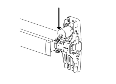 Von Duprin 113101 98/9975-2 Cylinder Adaptor, Right Hand Reverse