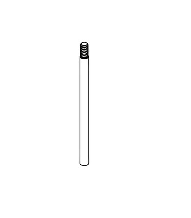 Falcon 650006 12 Inch Surface Vertical Extension Rod