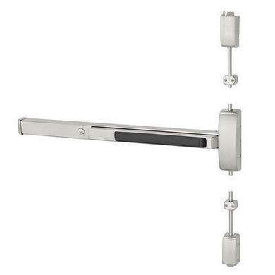 Sargent 16-8710G 48" Cylinder Dogging Surface Vertical Rod Exit Device, Exit Only