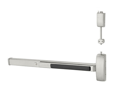Sargent 16-NB8710F 36" Cylinder Dogging Top Latch Surface Vertical Rod Exit Device, Exit Only