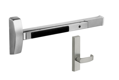 Sargent AD8615J ETL 42" Concealed Vertical Rod Exit Device for Aluminum Doors w/ 715-4 ETL Passage Lever Trim