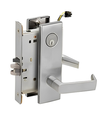 Schlage L9092ELP 06N Electrified Mortise Lock, Fail Safe, w/ Cylinder Outside