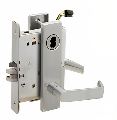 Schlage L9092ELJ 06L Electrified Mortise Lock, Fail Safe, w/ Cylinder Outside