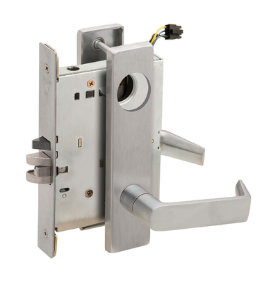 Schlage L9092ELL 06L Electrified Mortise Lock, Fail Safe, w/ Cylinder Outside