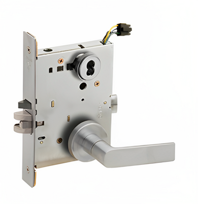 Schlage L9092ELB 01A Electrified Mortise Lock, Fail Safe, w/ Cylinder Outside