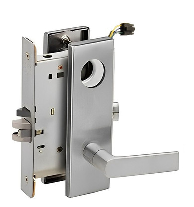 Schlage L9092ELL 01N Electrified Mortise Lock, Fail Safe, w/ Cylinder Outside