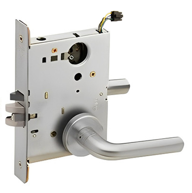 Schlage L9092ELL 02A Electrified Mortise Lock, Fail Safe, w/ Cylinder Outside