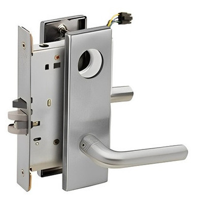 Schlage L9092EUL 02N Electrified Mortise Lock, Fail Secure, w/ Cylinder Outside