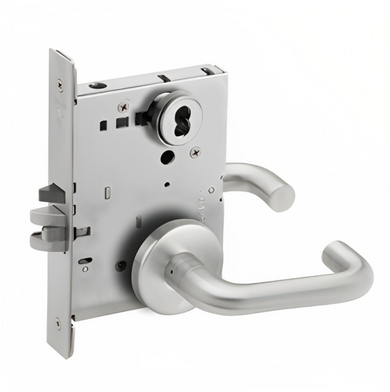 Schlage L9092ELJ 03B Electrified Mortise Lock, Fail Safe, w/ Cylinder Outside